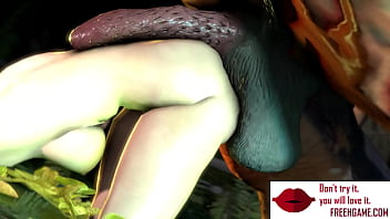 Gameplay - Busty elf fucked by big dick troll monster【FREEHGAME.COM】